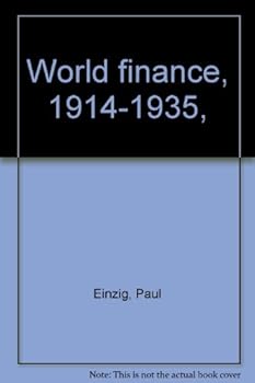 Hardcover World finance, 1914-1935, Book