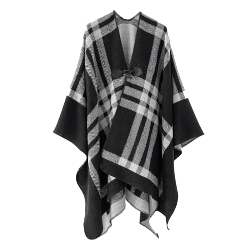 OITUDOBEM Womens Shawl and Wraps Dressy Elegant Shawl Wraps Soft Open Front Poncho Sweater