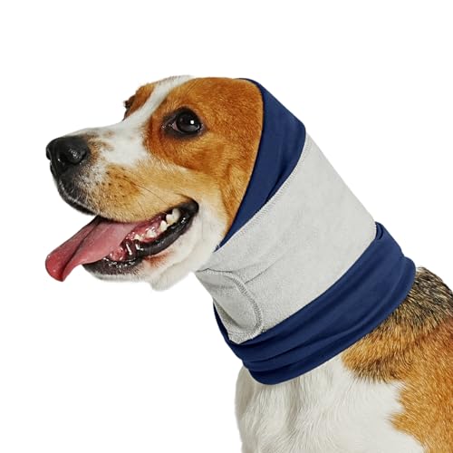 Dog Calming Hoodie for Anxiety Relief, Noise Cancelling, Triple-Layer Ear