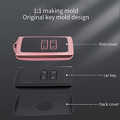 Ontto Custodia per Chiave Auto, Adatta per Renault...
