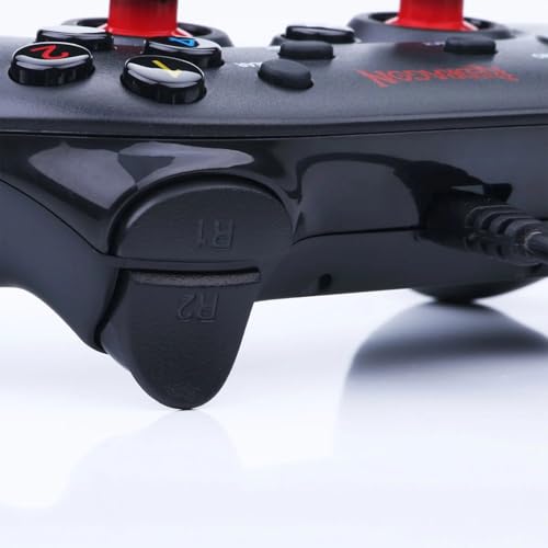 Controle Gamer Redragon Saturn Preto USB com Vibração G807 glide