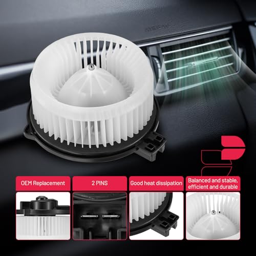 Image of BDFHYK AC Heater Blower Motor Fan 700003 Compatible with Acura 2004-2008 TSX, Compatible with Honda 2003-2007 Accord,2008-2014 Ridgeline,HVAC Blower Motor Assembly 75735 3010499 PM9175 79310SDAA01