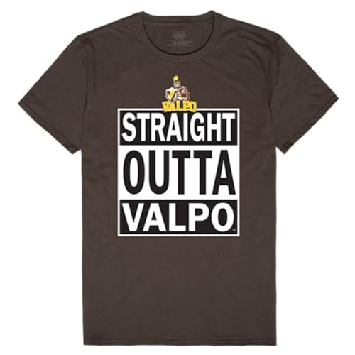 W Republic Valparaiso University Crusaders Straight Outta T-Shirt Brown X-Large
