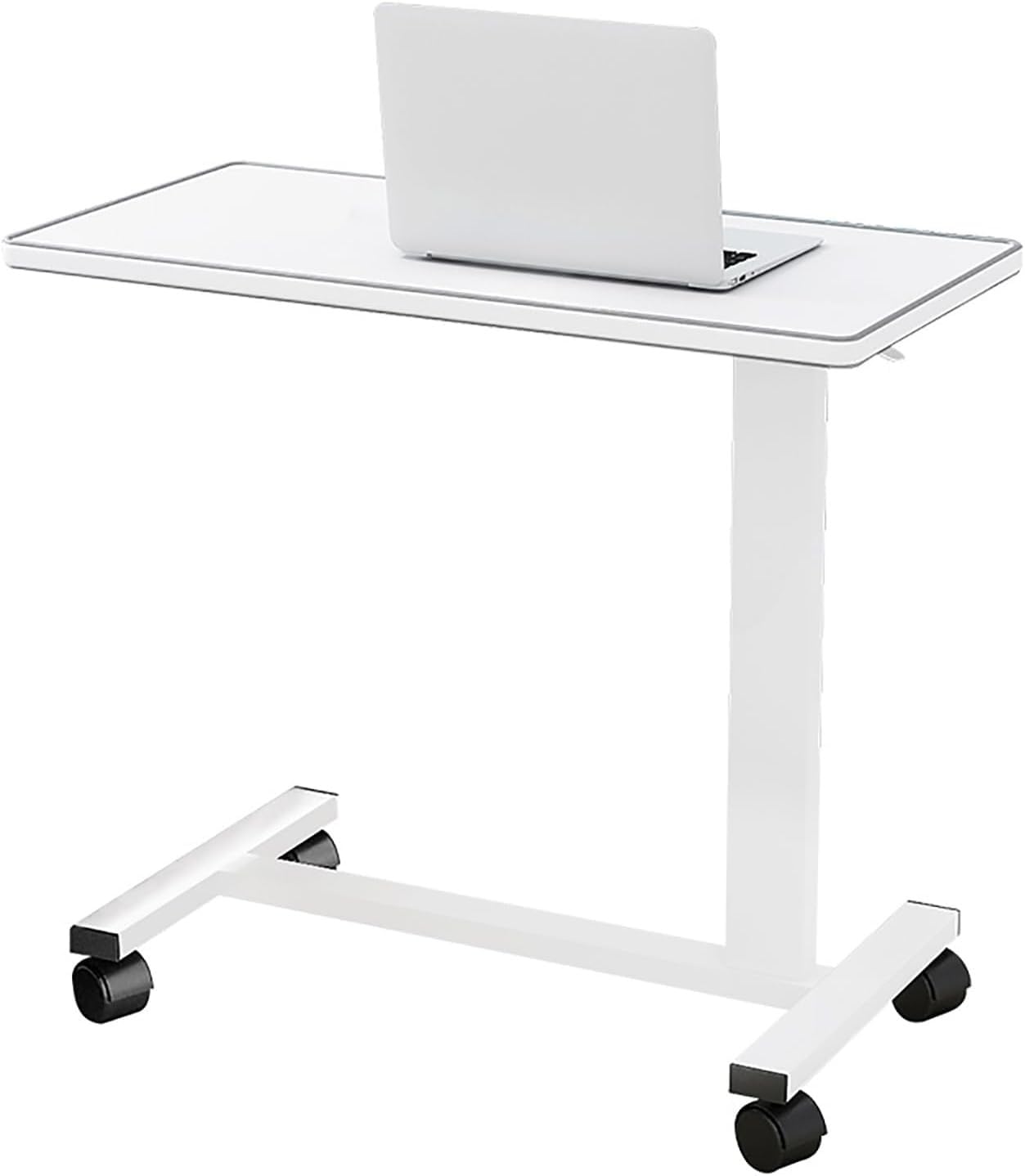 SDdPulse Scrivania in piedi, tavolo da studio, supporto per laptop, scrivania mobile in piedi regolabile in altezza, scrivania regolabile pneumatica, scrivania per computer arrotolabile, piccola