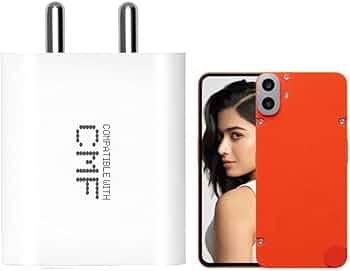 33W Type C Power Fast Charger Adapter for CMF Phone 1 | Nothing Phone 2a Plus | 2a | Phone 2,1 | 33-watt Rapid Charger Fast Charging Adaptor for Nothi...