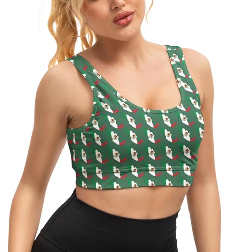Image of Yoga top Women's Cheerleading Uniform Gym Outfit Running Crop Tops Yoga Shirts Casual Tank Top