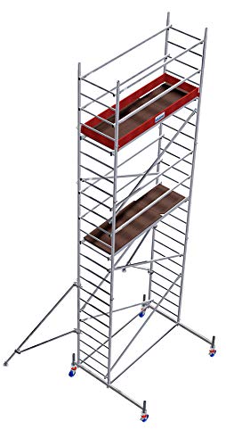 Preisvergleich Produktbild FahrGerüst (Alu), Arbeitshöhe 7,30 m