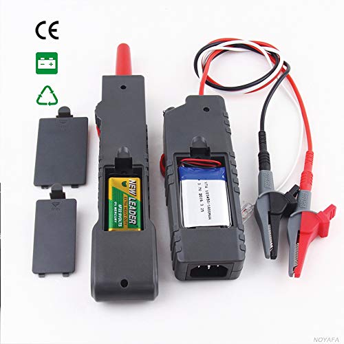 KOLSOL Underground Cable Wire Locator Network Cable Tester with Anti-Interference to Locate Pet Fence Wires, Metal Pipes High & Low Voltage Wire Tracker NF-820