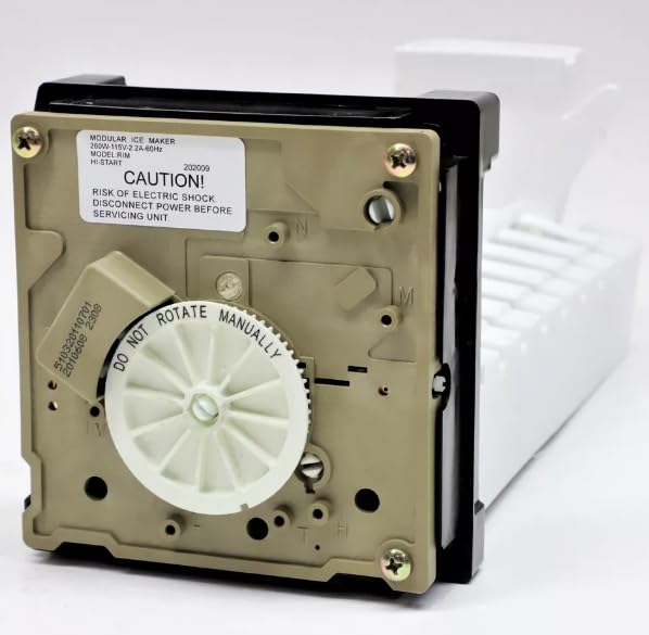 Refrigerator Ice Maker Assembly Replaces for Maytag MFI2570FEZ07 MFI2570FEW04 MFI2570FEZ01 MFI2570FEZ02 MFI2570FEZ03 MFI2570FEZ04 MFI2570FEZ05 MFI2570FEZ06 MFI2570FEZ08 MFI2570FEZ09 Refrigerator