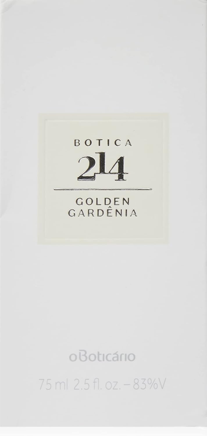 O BOTICÁRIO BOTICA 214 GOLDEN GARDÊNIA EUA DE PARFUM 75ml | Amazon.com.br