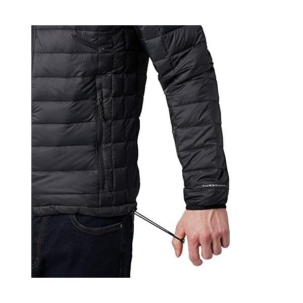 Columbia Men's Tall Big Voodoo Falls 590 TurboDown Hooded Jacket, Black, 2X - Image 4
