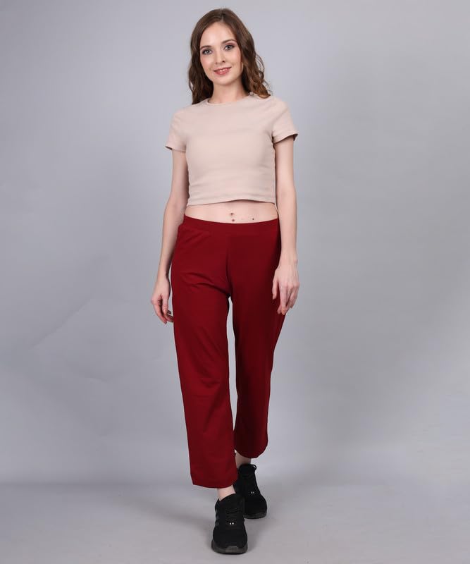 Image of Women's Cotton Light Weight Comfortable, Stretchable, Breathable & Soft Pant Style Jeggings