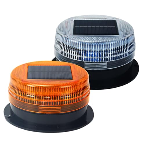 Luz led intermitente magnética y solar con impermeabilidad total para zonas de peligro