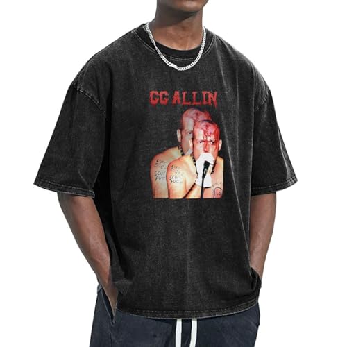 Gg Rock Allin Adult Ultra Cotton T-Shirt.Cotton,Heavyweight Cotton Black