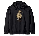Oregon Mallard Pato Amante de Pájaros Estilo Nativo Americano Birding Sudadera con Capucha