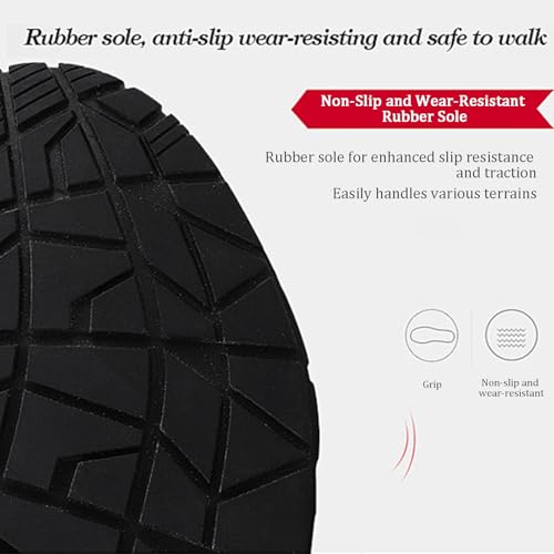 gifskiu Vilobel Mens Work Boots, Vilobel Men Non Slip on Shoes, Safety Toe Work Boot Orthopedic Boots for Men4