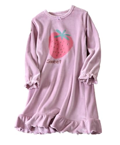 Girls Christmas Halloween Dress，Flannel Winter Long Sleeve Dresses 3-12Years