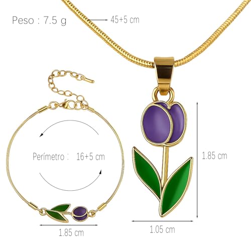 La Mejor Recopilación de Collar Morado los más solicitados. 2 Imagen adicional
