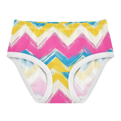 Wusikd Colorful Horizontal Girls' Underwear Cotton Girls Briefs Soft Toddler Underwear 2T