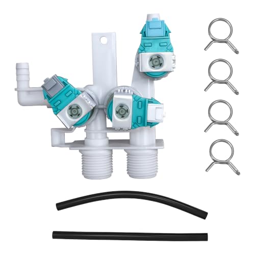 W10599356 W10509710 Washer Water Inlet Valve with 2 Hoses by LAHOOKPAR - Used condition - US$29.61