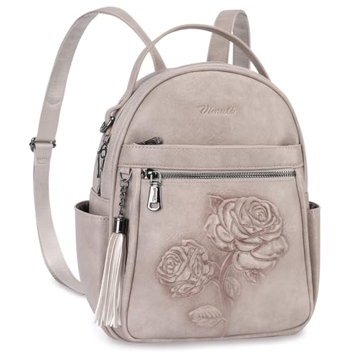 Image of Mini Backpack Purse for Women,Vegan Leather Small Backpack for Daily | Embossed Lightweight Water-Resistance Travel Mini Fashion Daypack Bag,Ladies Casual Backpack Purse Gift Choice for Women