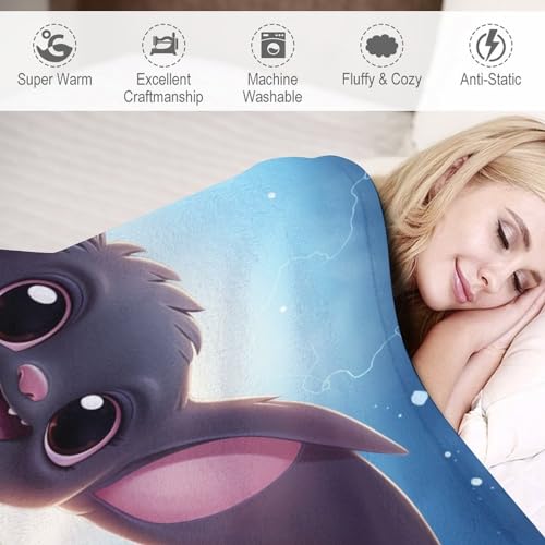 Plaid chauve-souris couverture chaude pour cocooning sur canapé