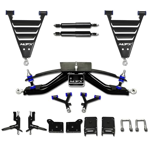 MADJAX EZGO RXV Golf Cart 6 Inch Heavy Duty A Arm Lift Kit | Compatible with 2008-2013.5 Gas & Electric Models