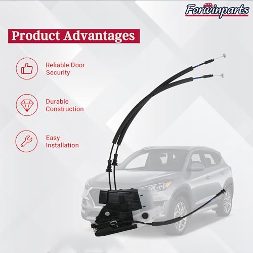 Forwinparts 81410-D3000 Rear Left Door Lock Actuator Latch Assembly for 2016 2017 2018 2019 2020 2021 Hyundai Tucson 81410D3000 Rear Left Driver Side by Forwinparts - Image 4