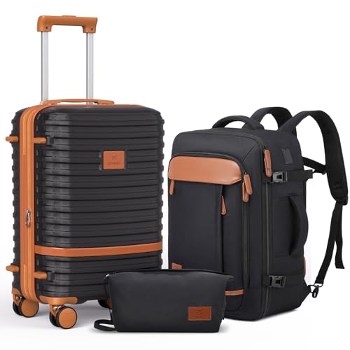 Joyway Expandable Carry on Luggage Sets Airline Approved, Lightweight Hard Shell 20 Inch Carry-on...