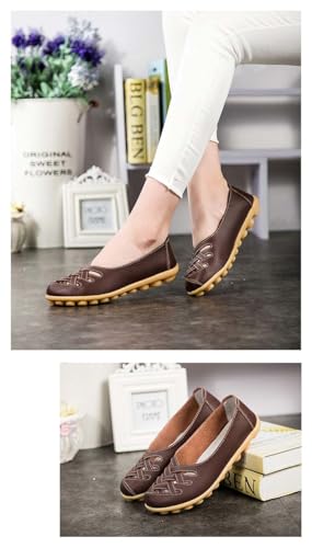 Orthopedic Loafers in Breathable Leather Comfortable Hollow Soft Flats Sandals Summer Casual Slip-On Shoes4
