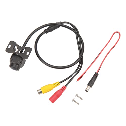 Camera di Backup Ahd di 180 Gradi Larghe - Fotocamera Posteriore Impermeabile per Auto SUV e Pickup con Chiara Visione Notturna 720P