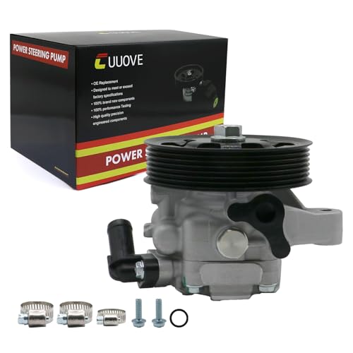 Image of 21-5419 Power Steering Pump with Pulley Fits for 2011-2002 Honda CR-V, Power Assit Pump Assembly Replace # 56110-PNB-306, 96-5419