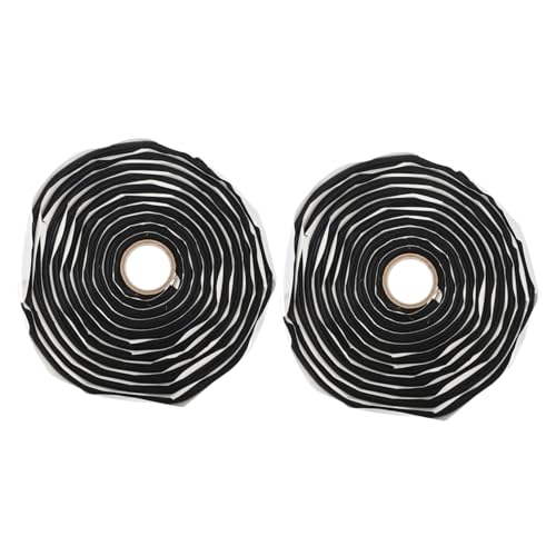 MUSISALY Butyl Seal Tape for Cars 2pcs Grey Butyl Rubber Sealant Tape Bituminous Sealing Tape Waterproof Sound Deadening Tape for Car Windshield