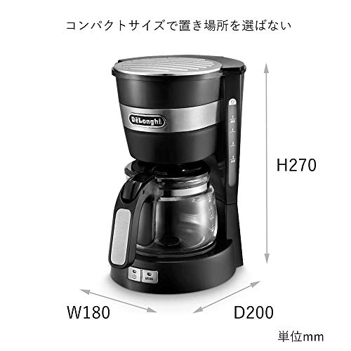 Image of DeLonghi ICM14011J Drip Coffee Maker (Black)