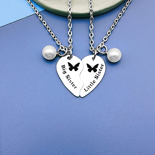 DlaeKua Sister Birthday Necklace Sisters Gifts from Bestie Friends Necklace Set for 2 BFF Jewelry Best Friend Soul Sister Gift Christmas Birthday Graduation Thanksgiving Gifts2