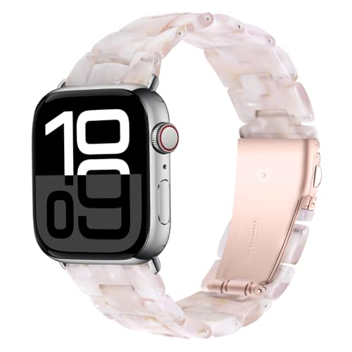 Miimall �����X�g���b�v Apple Watch Series 10 9 8 7 6 5 4 3 2 1 Ultra SE ���C�g�s���N �h���b�V�[�L���[�g iWatch�������X�g�o���h ���߉\�Ȍ����p 42mm 44mm 45mm 46mm 49