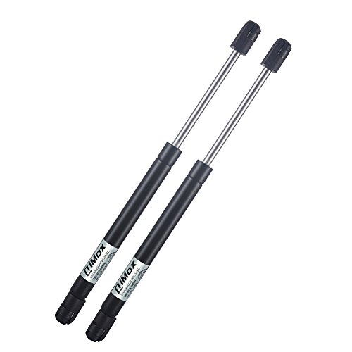 Qty (2) QiMox Rear Window Glass Struts Lift Supports Shocks Compatible with Jeep Wrangler 1997 To 2006