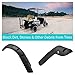 10L0L Golf Cart Fender Flares - Standard Fender Flares Front and Rear for EZGO TXT 1998-2013 Gas/Electric Carts with Metal Mounting Hardware Not Fits 48V Electric and Modified Cart
