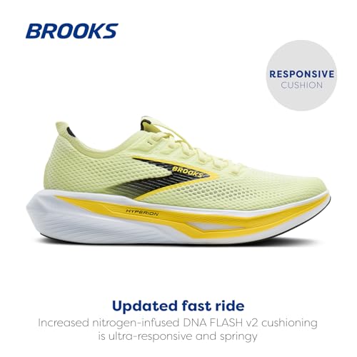 Brooks, Men, Hyperion 3, Luminary/Black/Yellow, 10, Medium - image 2