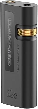 shanling ua5 portable headphone amplifierheadphone tiny ampszero noise usb dac dongleoled screensupport 32bit768khzdsd5123 5mm4 4mm jackfor p