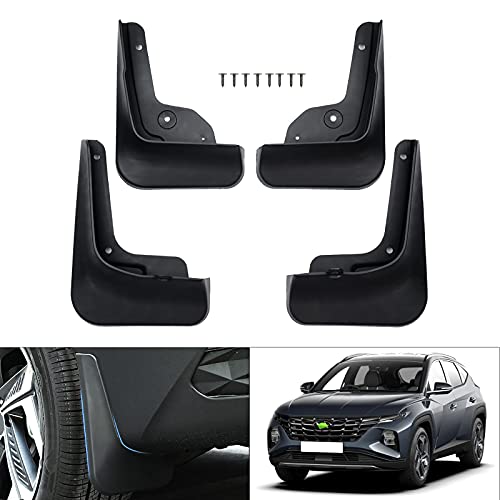 Image of Autorder Mud Flaps for 2022-2025 2026 Tucson NX4 Accessories Splash Guards Fender Flares Mudflap Front and Rear Mud Guard Set of 4