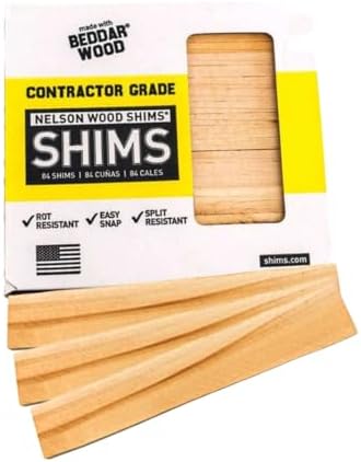Amazon.com: Nelson Wood Shims Contractor Grade Carton 56 Count - 8 Inch ...