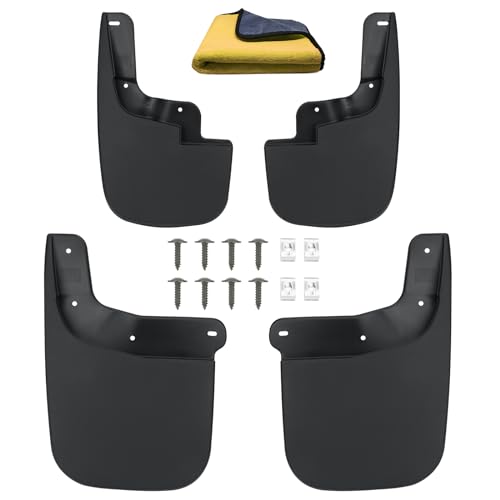 Image of Mud Flaps Compatible with GMC Canyon /Chevrolet Colorado 2015-2022 Mud Guards Splash Guards Tire Protector Mudguard No Drilling Required Mudflaps Accessories