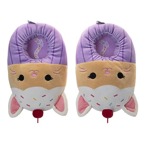 Image of Squishmallows Slippers Plush Lightweight Warm Comfort Soft Aline Slipper House Shoes for Kids and Adults (sizes 11-1 Little Kid / 2-5 Big Kid / 5-10 Adult)