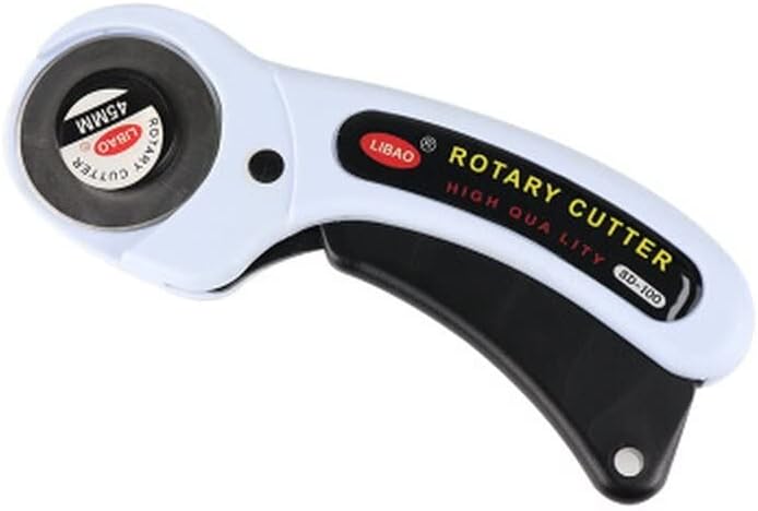 1 Pcs Leather Craft 45mm Rotary Cutter Cutting Tool Fabric Circular Blade DIY Patchwork Sewing Quilting Fit Olfa - (Color: 1 Pcs Random)