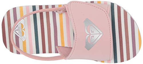 Image of Roxy Girl's TW Finn Sling Back Flip Flop Sandal Sandal, NAVY DREAM, 7 M M US Toddler