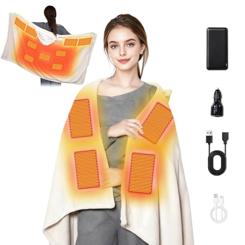 Secluded Valley Battery Cordless Heated Blanket (64 in x 34 in)