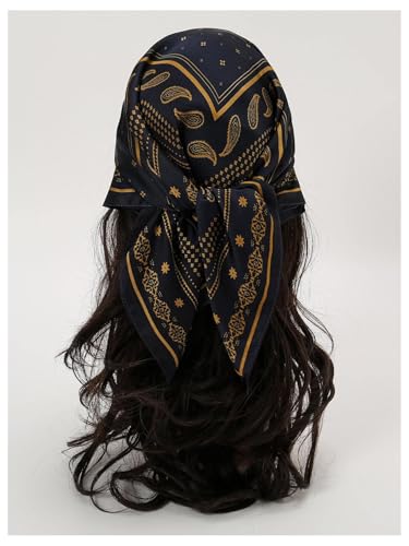 SHENHE Women's Boho Hair Bandana Paisley Head Kerchief Hair Scarves Vintage Hair Wraps3