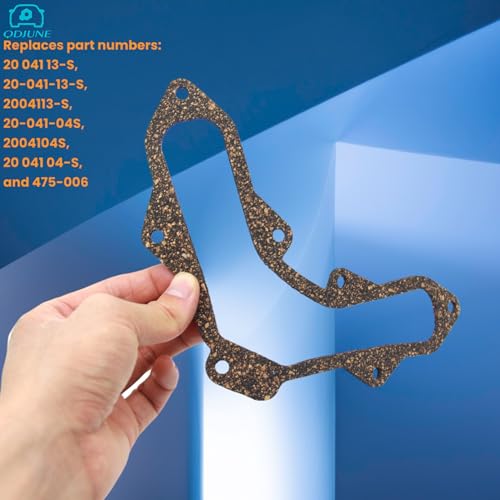 Image of 20 041 13-S Valve Cover Gasket -Compatible with Kohler Engines Parts 20-041-13-S, 2004113-S, 20-041-04S, 2004104S, 20 041 04-S, 475-006 -SV470 SV471 SV480 SV530 SV540 SV541 SV590 SV591 SV600, 4Pcs
