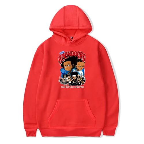 YUDI The Boondocks Hooded Sweatshirt Street Fashion tide Men's and Women's Winter Hooded Sweatshirt